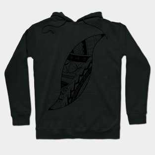 Pacific Island Pattern 3 - Black Hoodie